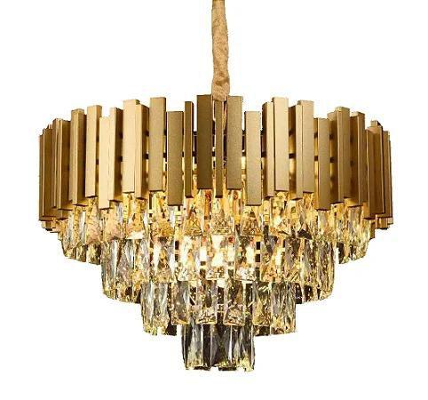 Pendente moscou 60cm zr172-mg 9xg9 ouro starlux - Lustre